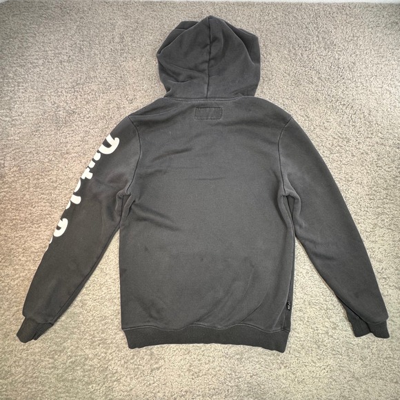 Dutch Bros Coffee Killer Coffee Hoodie Mens Small Black Graphic Pullover Cotton - Picture 8 of 9